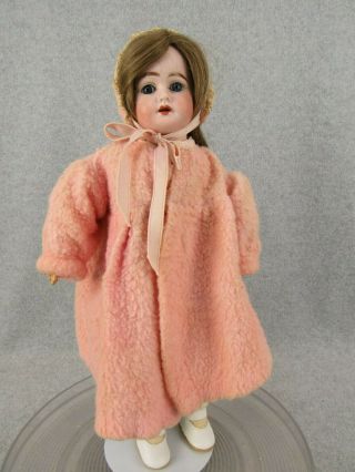 15 " Antique Bisque Head Composition German Dep Doll Heubach Mold 1900