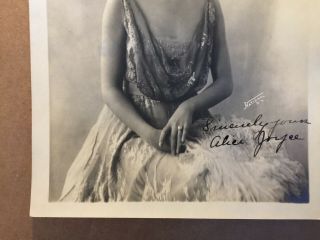 Alice Joyce Rare Very Early Vintage Autographed 7/9 Beau Geste 1918 3