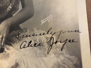 Alice Joyce Rare Very Early Vintage Autographed 7/9 Beau Geste 1918 5
