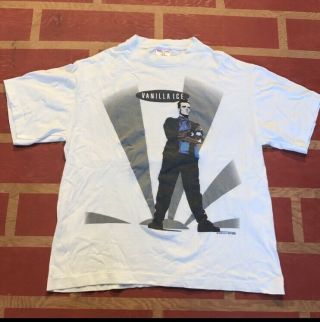 Vintage Vanilla Ice Ice Baby 90s Hip Hop T - Shirt Single Stitch Rap Tee Rare