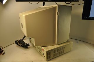 Vintage IBM PC jr Computer,  Color Monitor,  Keyboard,  Box - No cables - 5