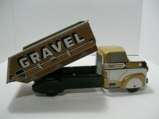 Vintage Marx Sand and Gravel Tin Dump Truck 1950 ' s 4