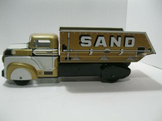 Vintage Marx Sand and Gravel Tin Dump Truck 1950 ' s 6
