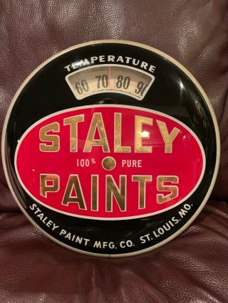 Staley Paint Advertising Bathroom Scale Thermometer - Vintage, 2
