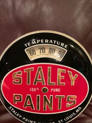 Staley Paint Advertising Bathroom Scale Thermometer - Vintage, 3