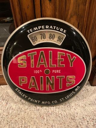 Staley Paint Advertising Bathroom Scale Thermometer - Vintage, 6