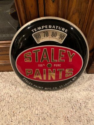 Staley Paint Advertising Bathroom Scale Thermometer - Vintage, 7