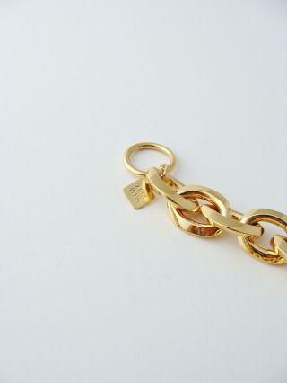 Vintage Anne Klein Chain Necklace…Chunky Thick Link Chain,  Gold Tone,  Statement 5