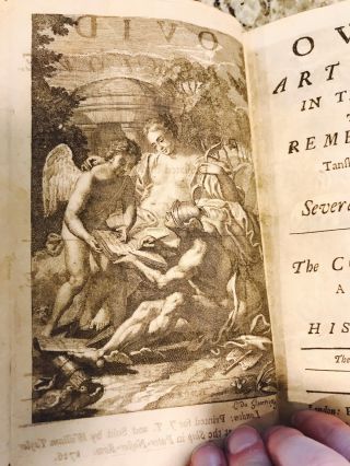 1716 Antique Poetry Book 