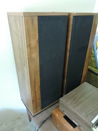 Vintage Stereo Speakers Marantz Sx9 Hi Fi Wood Grain