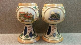 Set Of 2 Vintage Gerz Chalices Made In West Germany