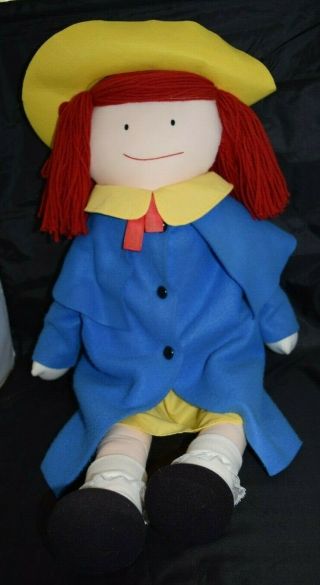 Large Vintage My Size Madeline Plush Doll By Eden Toys 1990 85cm 33 "