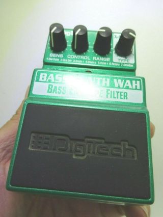 Vintage Digitech Guitar Effect Pedal Bass Synth Wah Discontinued Line 3