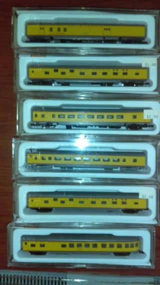 N Scale Con Cor Up Passenger Cars,  Vintage Exc To Cond.  Collectible