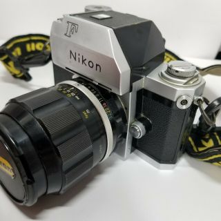 Nikon F Camera Nikkor - P 1: 2.  5 F (105mm) Lens Nikon Vintage 438565 Nikkor P Auto