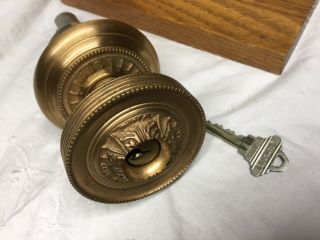 Schlage Vintage Victorian Lockset,  Bronze,  Rare,  Locksmith Gear 3