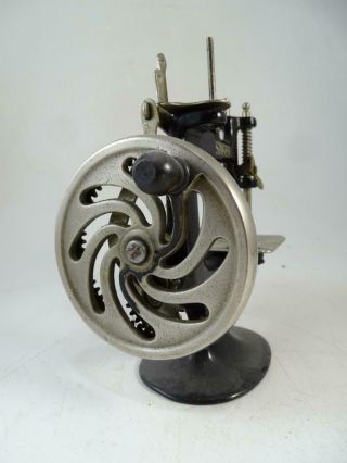 Antique Miniature Toy Sewing Machine Singer 1800s Victorian Cast Iron Vintage 2
