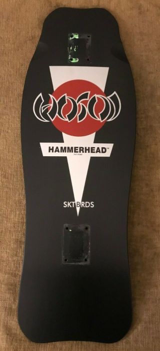 Vintage Hosoi Hammerhead Skateboard Deck - Black