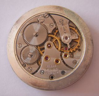 Vintage Longines wristwatch movement & dial - Cal 12.  68z - 5