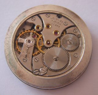 Vintage Longines wristwatch movement & dial - Cal 12.  68z - 7