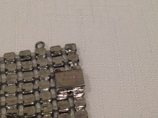Gorgeous Vintage Weiss Clear Rhinestones Bracelet Signed 3