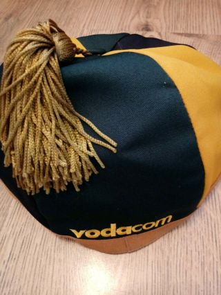 SOUTH AFRICA SPRINGBOKS INTERNATIONAL PLAYERS RUGBY CAP.  VERY RARE - LOOK 7