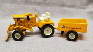 Vintage Ertl Diecast Ac Allis Chalmers B - 112 1/16 Lawn Garden Toy Tractor Blade