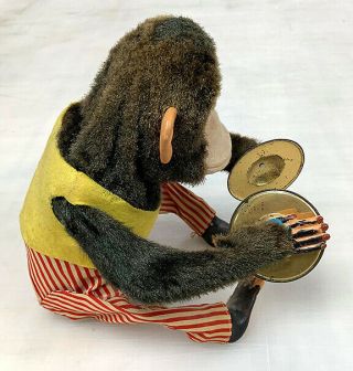 Vintage Daishin Musical Jolly Chimp Mechanical Toy Used/Works 6