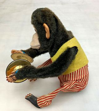 Vintage Daishin Musical Jolly Chimp Mechanical Toy Used/Works 8