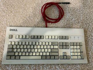 Vintage Dell At101w Keyboard With Blue Alps