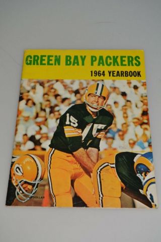 Vintage 1964 Green Bay Packers Yearbook Football Program Nfl Rare Starr Lombardi