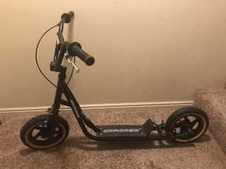 Vintage Black Dyno Bmx Kick Bike Scooter
