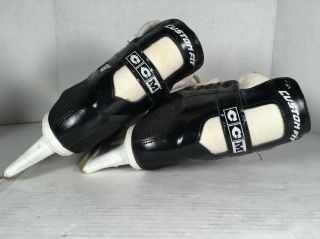 Vtg 650 Ccm Custom Fit Tacks Ice Hockey Skates Size 8 1/2 Titanium Ttx Blades 3