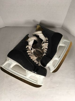 Vtg 650 Ccm Custom Fit Tacks Ice Hockey Skates Size 8 1/2 Titanium Ttx Blades 4
