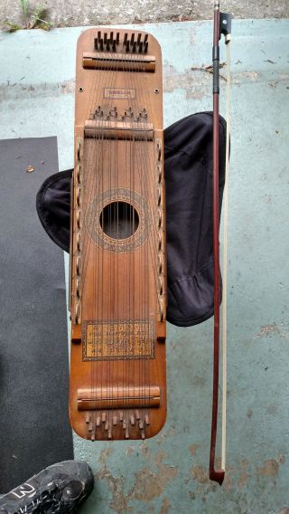 Rare Vintage Ukelin Wooden Instrument.