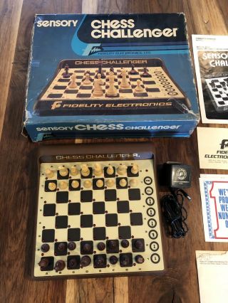 Vintage Sensory Chess Challenger 8,  Owner Fidelity Electronics Scc Game