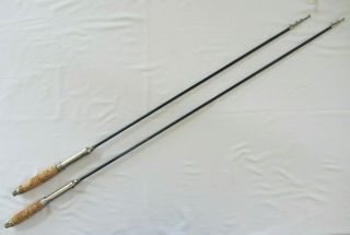 Two Vintage Telescopic Steel Fly/Casting Fishing Rods All Star & Superior 5