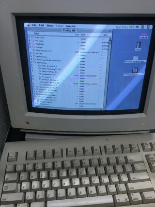Vintage Macintosh Quadra 800 Desktop,  Color Display,  Mouse and Keyboard 10