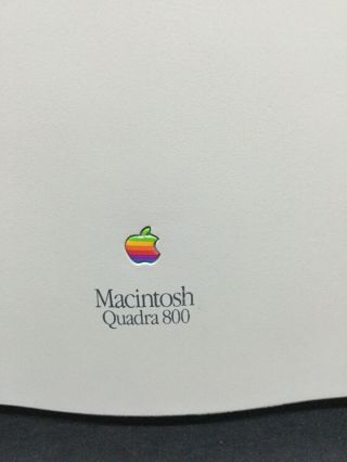 Vintage Macintosh Quadra 800 Desktop,  Color Display,  Mouse and Keyboard 11