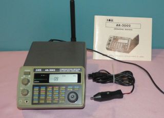 Vintage Aor Ar - 2002 Communications Receiver 25 - 550 800 - 1300 Mhz Scanner