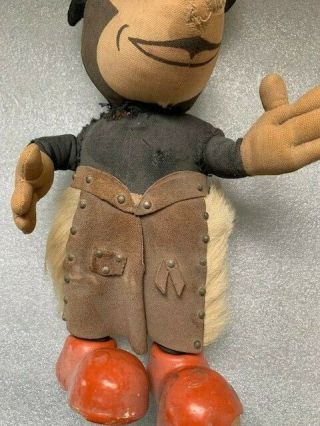 Vintage 1930s Cowboy Mickey Mouse Doll 5