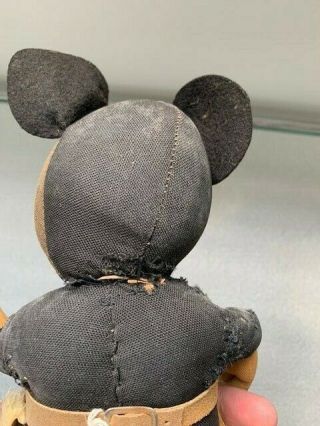 Vintage 1930s Cowboy Mickey Mouse Doll 7