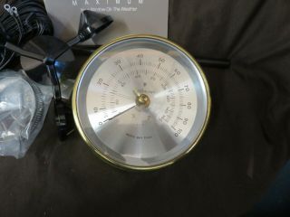 Vintage Maximum Wind Speed & Direction Anemometer Weather Station In Great Shape 2