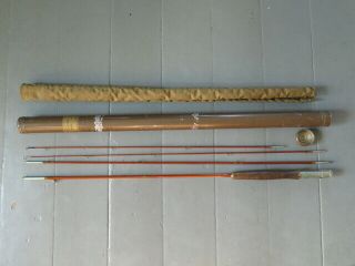 Vintage 4pc.  Goodwin Granger Special 7.  5 Ft Bamboo Fly Rod