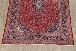 Traditional Floral Vintage Oriental Area Rug Wool Hand - Knotted RED Carpet 10x13 5