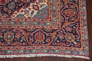 Vintage Traditional Floral Oriental Area Rug Hand - Knotted Wool RED Carpet 9 ' x13 ' 7
