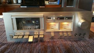 Vintage Pioneer Ct - F500 Stereo Cassette Tape Deck Circa 1978 - 80 Great