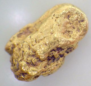 Gold Nugget Alaskan 5.  631 Grams Natural Placer Crooked Creek 92 Purity Rare