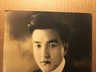 Sessue Hayakawa Very Rare Very Early Vintage Autographed 8/10 Photo 2