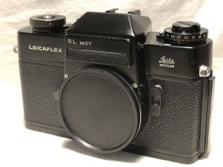 Rare Black Paint Leicaflex SL MOT Leica Leitz Sl2 Vintage R M 2
